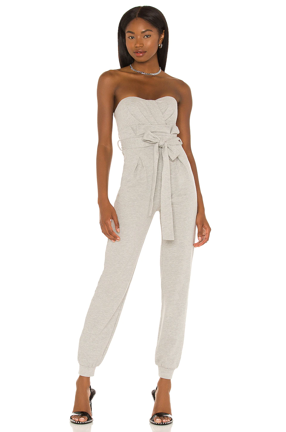 Michael Costello X REVOLVE Helen Jumpsuit In Heather Grey