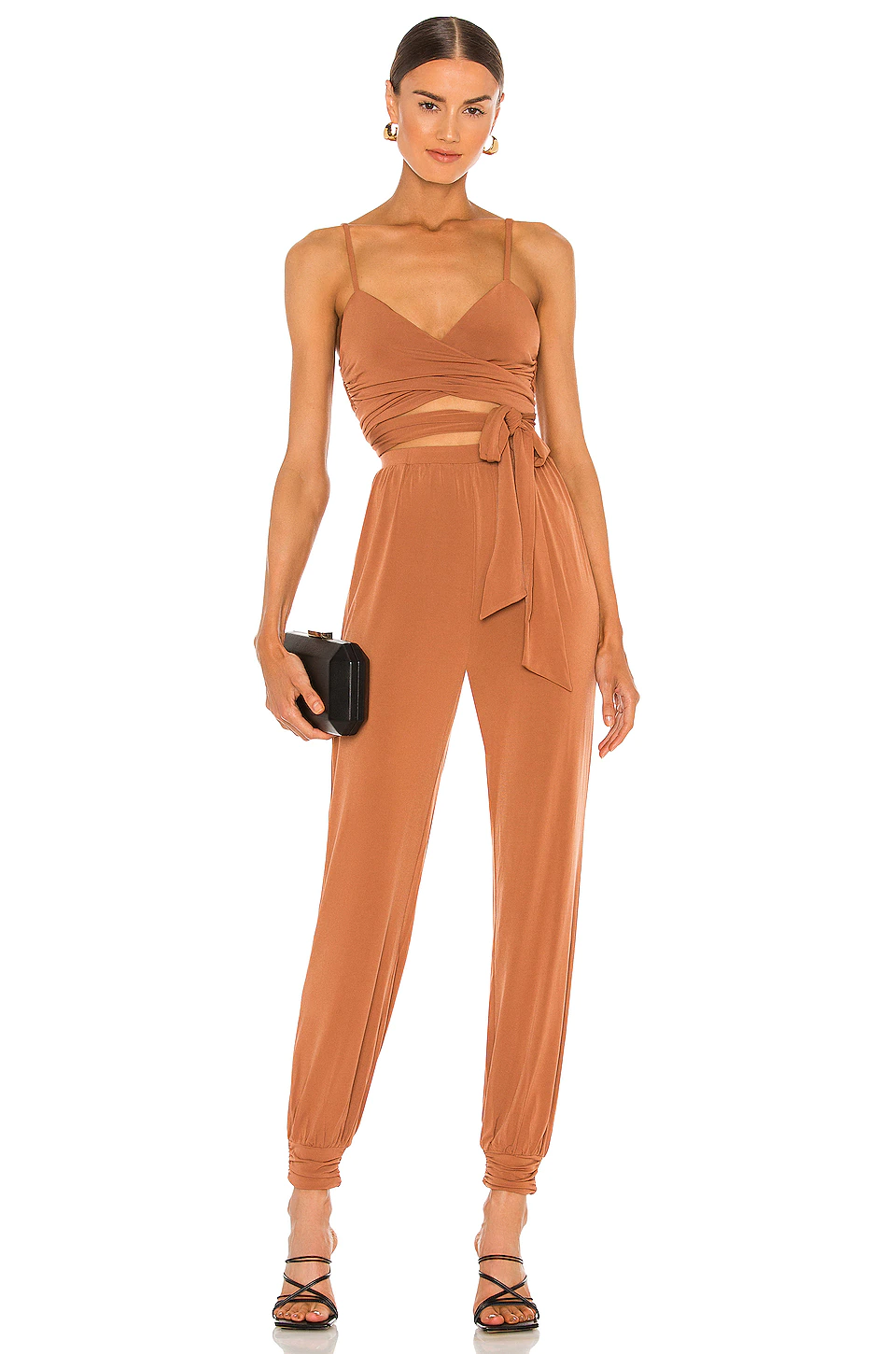 Michael Costello X REVOLVE Kennedy Jumpsuit In Terra Cotta