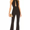 Michael Costello X REVOLVE Zadie Jumpsuit In Black -Michael Costello Outlet Store MELR WC57 V1