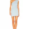 Michael Costello X REVOLVE Ava Dress In Ice Blue -Michael Costello Outlet Store MELR WD154 V1