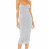 Michael Costello X REVOLVE Freya Midi Dress In Baby Blue -Michael Costello Outlet Store MELR WD396 V1
