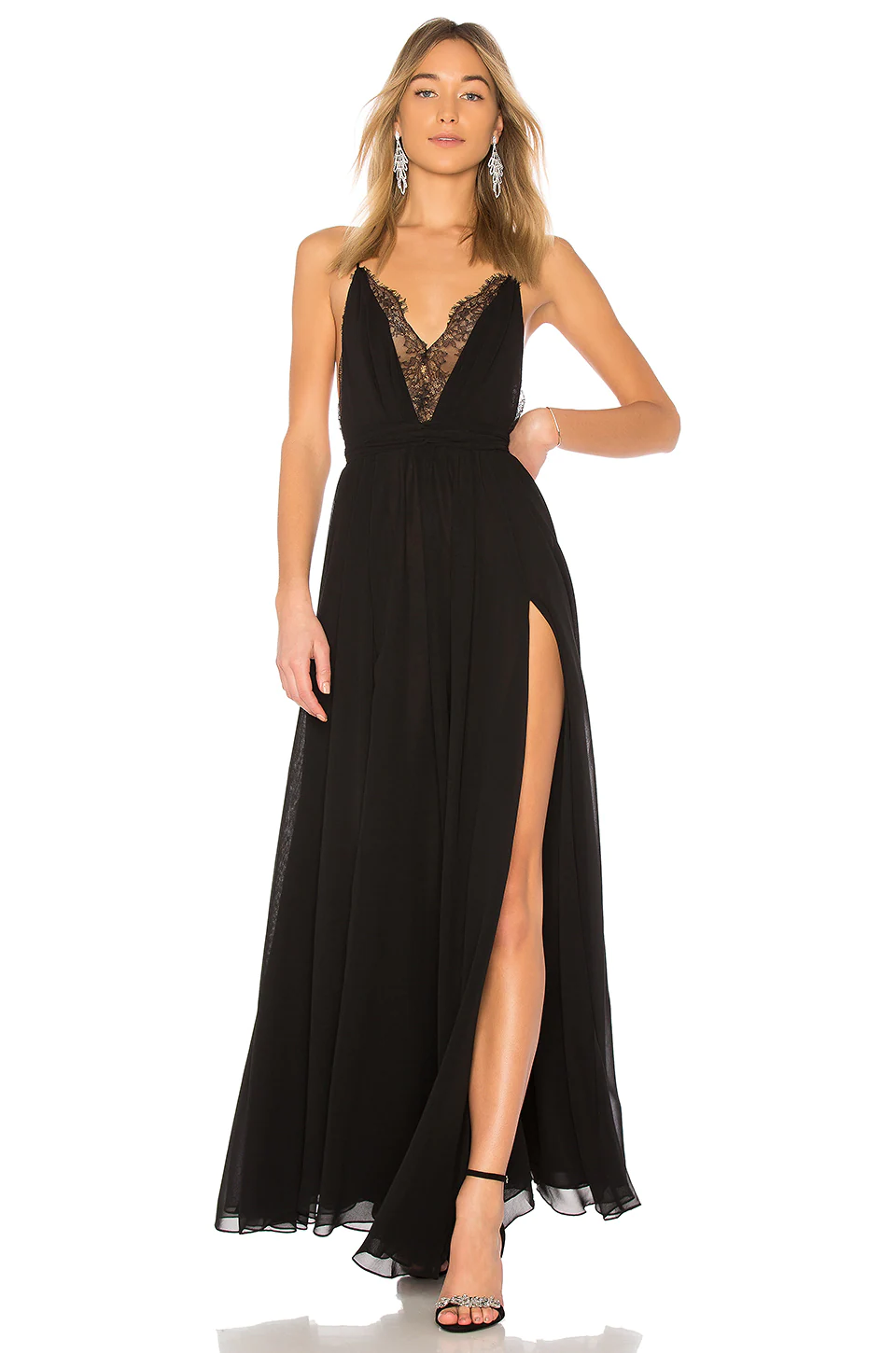 Michael Costello X REVOLVE Justin Gown In Black
