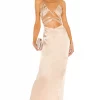 Michael Costello X REVOLVE Josie Gown In Nude -Michael Costello Outlet Store MELR WD400 V1