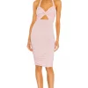 Michael Costello X REVOLVE Peyton Mini Dress In Lilac Pink -Michael Costello Outlet Store MELR WD414 V1