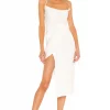 Michael Costello X REVOLVE Tessa Midi Dress In Ivory -Michael Costello Outlet Store MELR WD422 V1