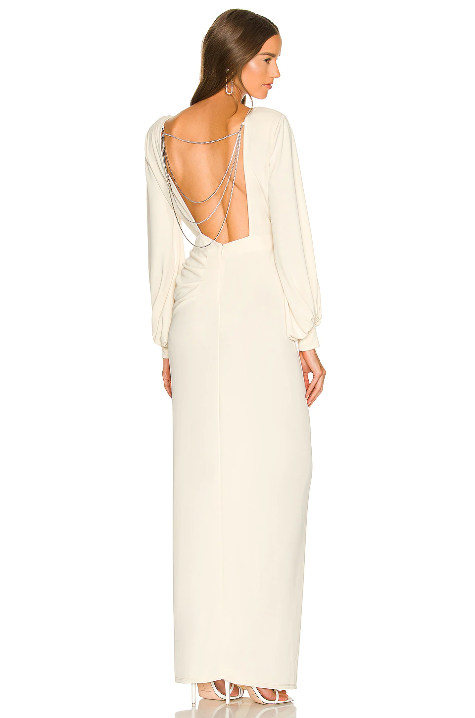 Michael Costello X REVOLVE Bowery Maxi Dress In Cream