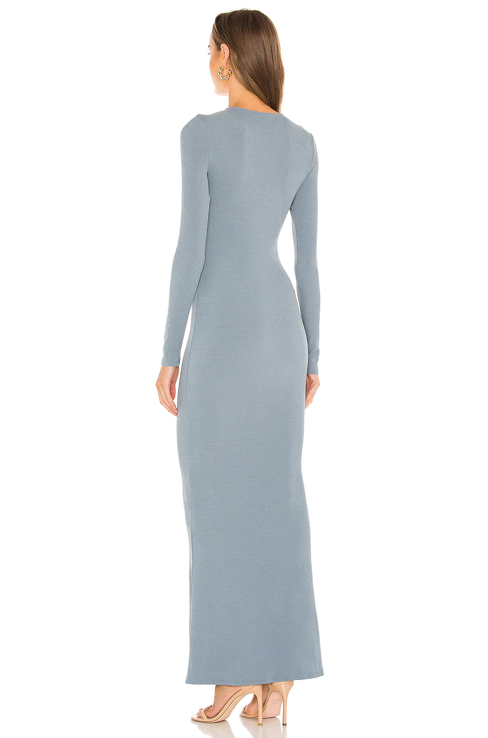 Michael Costello X REVOLVE Juno Maxi Dress In Dusty Blue 5 Michael Costello X REVOLVE Juno Maxi Dress In Dusty Blue - Image 3