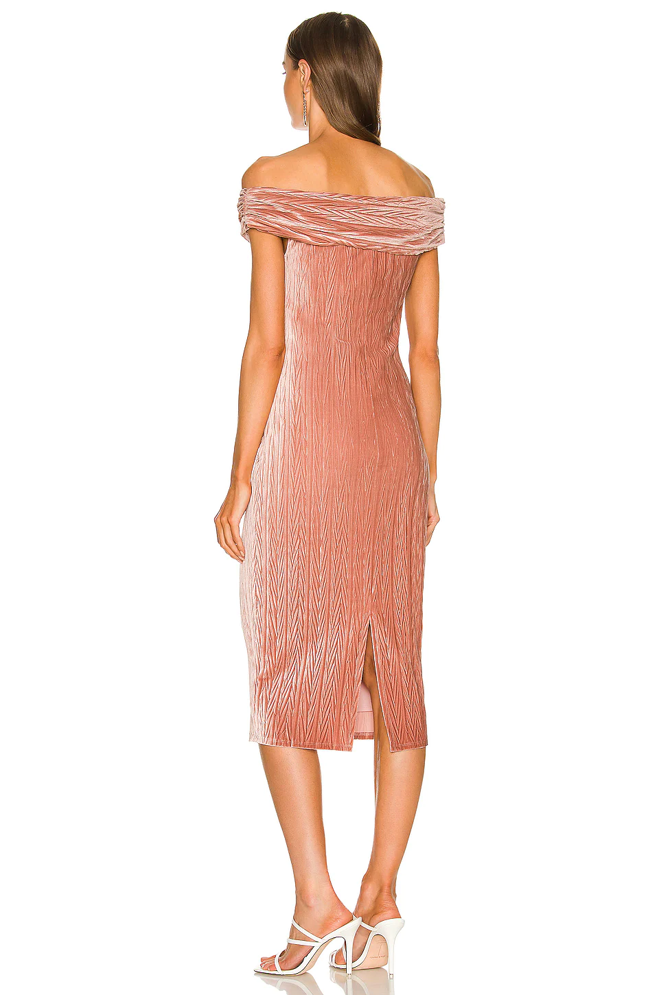 Michael Costello X REVOLVE Nicola Midi Dress In Mauve 5 Michael Costello X REVOLVE Nicola Midi Dress In Mauve - Image 3