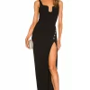 Michael Costello X REVOLVE Jolanda Gown In Black 2 Michael Costello X REVOLVE Jolanda Gown In Black -Michael Costello Outlet Store MELR WD522 V1