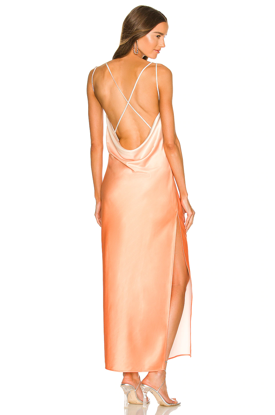 Michael Costello X REVOLVE Porter Dress In Orange Ombre