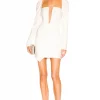 Michael Costello X REVOLVE Racquel Mini Dress In Ivory 2 Michael Costello X REVOLVE Racquel Mini Dress In Ivory -Michael Costello Outlet Store MELR WD533 V1