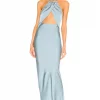 Michael Costello X REVOLVE Finley Gown In Dusty Teal