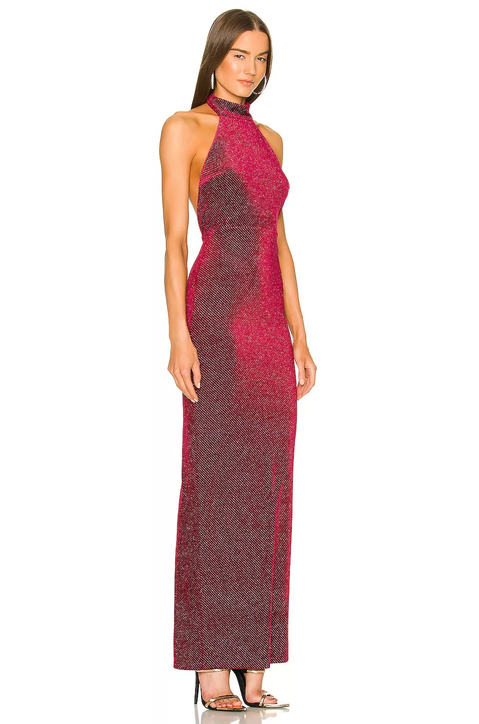 Michael Costello X REVOLVE Silvia Maxi Dress In Burgundy 4 Michael Costello X REVOLVE Silvia Maxi Dress In Burgundy - Image 2