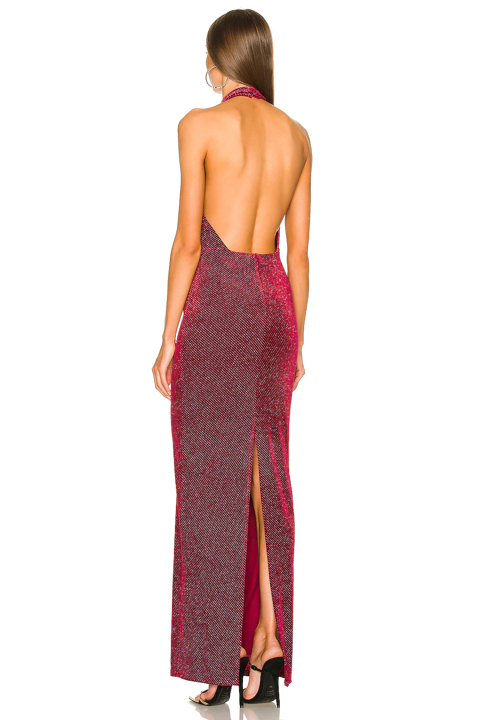 Michael Costello X REVOLVE Silvia Maxi Dress In Burgundy 5 Michael Costello X REVOLVE Silvia Maxi Dress In Burgundy - Image 3