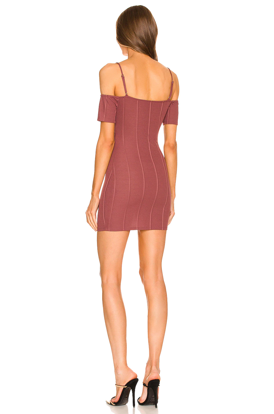Michael Costello X REVOLVE Della Mini Dress In Deep Mauve 5 Michael Costello X REVOLVE Della Mini Dress In Deep Mauve - Image 3