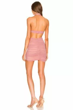 Michael Costello X REVOLVE Harlyn Mini Dress In Pink -Michael Costello Outlet Store MELR WD583 V3