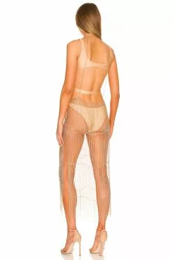 Michael Costello X REVOLVE Zayd Chain Dress In Gold 8 Michael Costello X REVOLVE Zayd Chain Dress In Gold -Michael Costello Outlet Store MELR WD586 V3