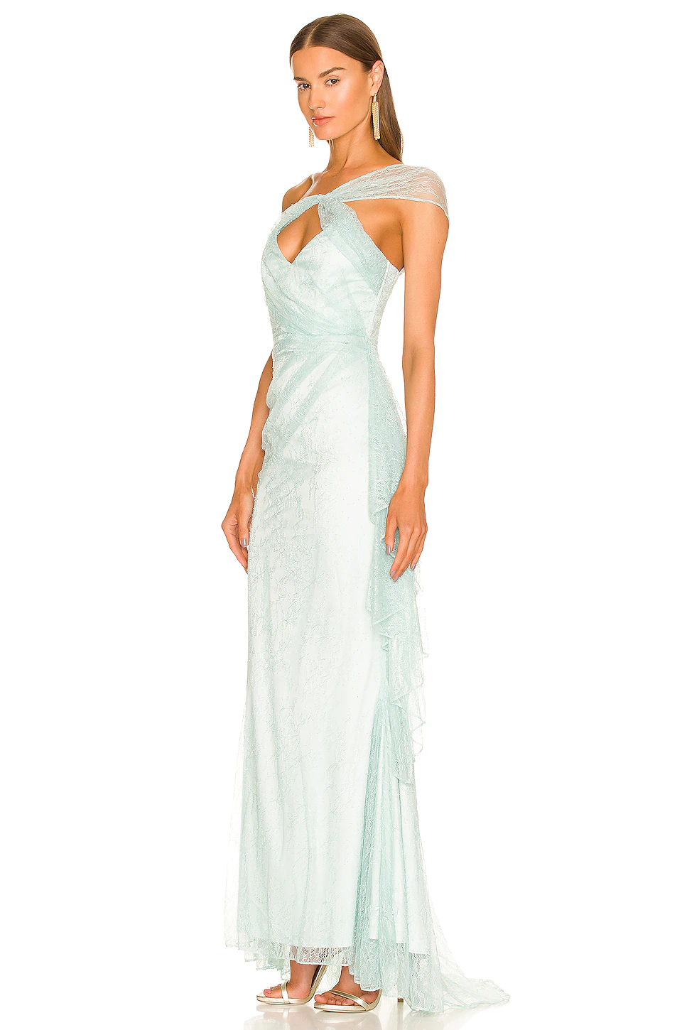 Michael Costello X REVOLVE Landon Gown In Baby Blue 5 Michael Costello X REVOLVE Landon Gown In Baby Blue - Image 3