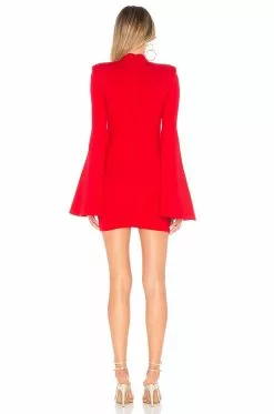 Michael Costello X REVOLVE Mr. Gibson Mini Dress In Red -Michael Costello Outlet Store MELR WD71 V3