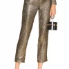 Michael Costello X REVOLVE Waverly Pant In Black & Gold