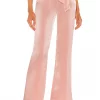 Michael Costello X REVOLE Joanna Pant In Blush -Michael Costello Outlet Store MELR WP53 V1