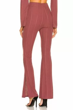 Michael Costello X REVOLVE Elizabeth Pant In Deep Mauve -Michael Costello Outlet Store MELR WP56 V3