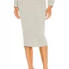 Michael Costello X REVOLVE Axel Midi Skirt In Heather Grey -Michael Costello Outlet Store MELR WQ29 V1