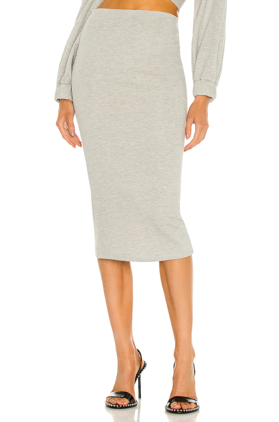 Michael Costello X REVOLVE Axel Midi Skirt In Heather Grey