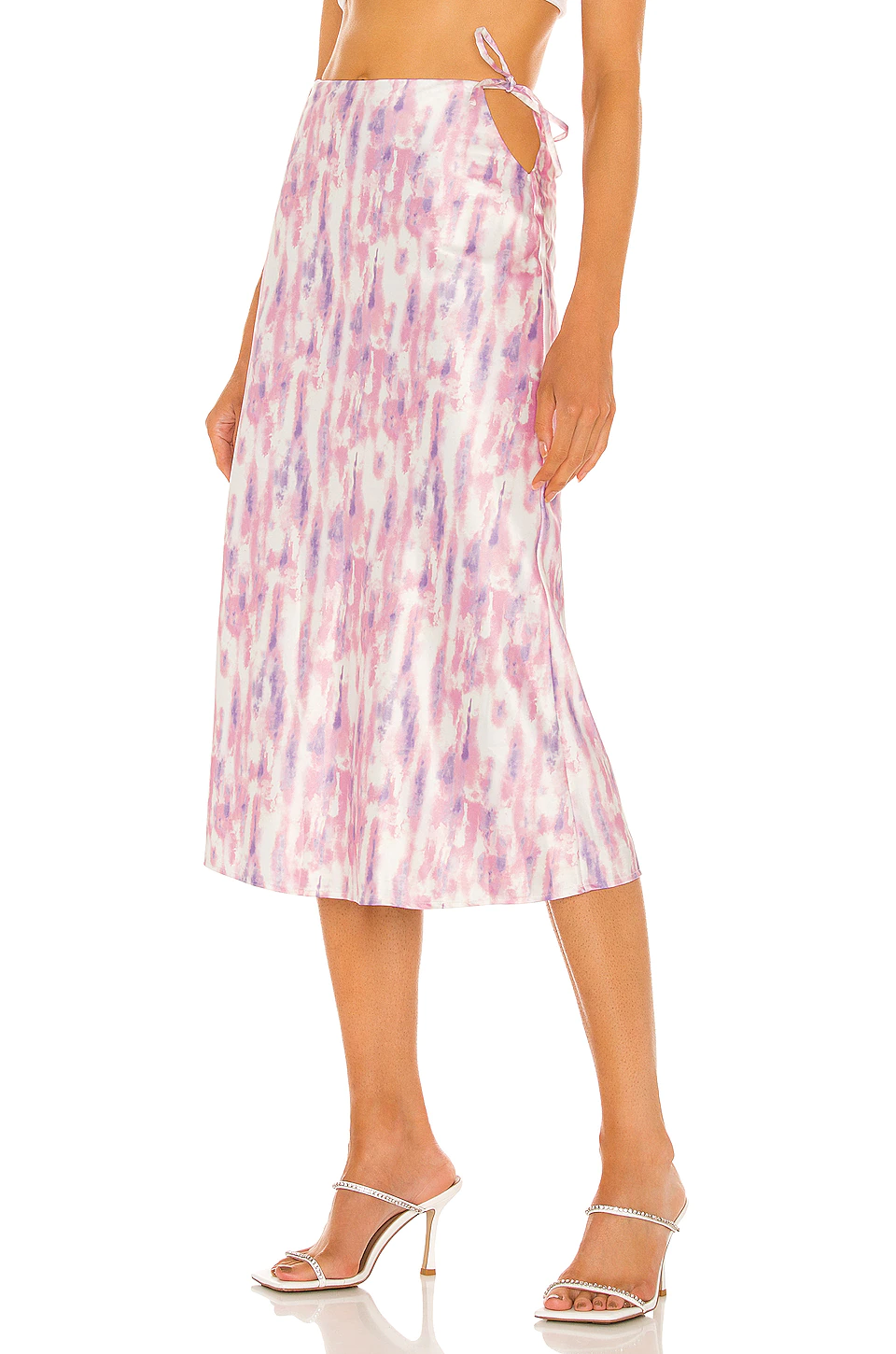 Michael Costello X REVOLVE Cleo Midi Skirt In Purple Pink