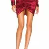 Michael Costello X REVOLVE Daxton Mini Skirt In Deep Red