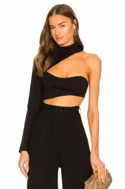 Michael Costello X REVOLVE Matson Bodysuit In Black