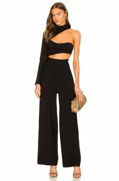 Michael Costello X REVOLVE Matson Bodysuit In Black -Michael Costello Outlet Store MELR WS117 V6