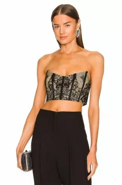 Michael Costello X REVOLVE Zinnia Bustier Top In Black