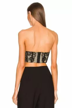 Michael Costello X REVOLVE Zinnia Bustier Top In Black -Michael Costello Outlet Store MELR WS122 V3
