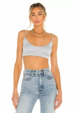 Michael Costello X REVOLVE Fynn Crop Top In Baby Blue