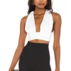 Michael Costello X REVOLVE Alaina Wrap Top In White
