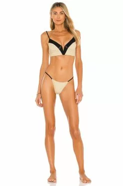 Michael Costello X REVOLVE Mary Bottom In Nude & Black 9 Michael Costello X REVOLVE Mary Bottom In Nude & Black -Michael Costello Outlet Store MELR WX15 V4