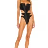 Michael Costello X REVOLVE Kalara One Piece In Black -Michael Costello Outlet Store MELR WX18 V1