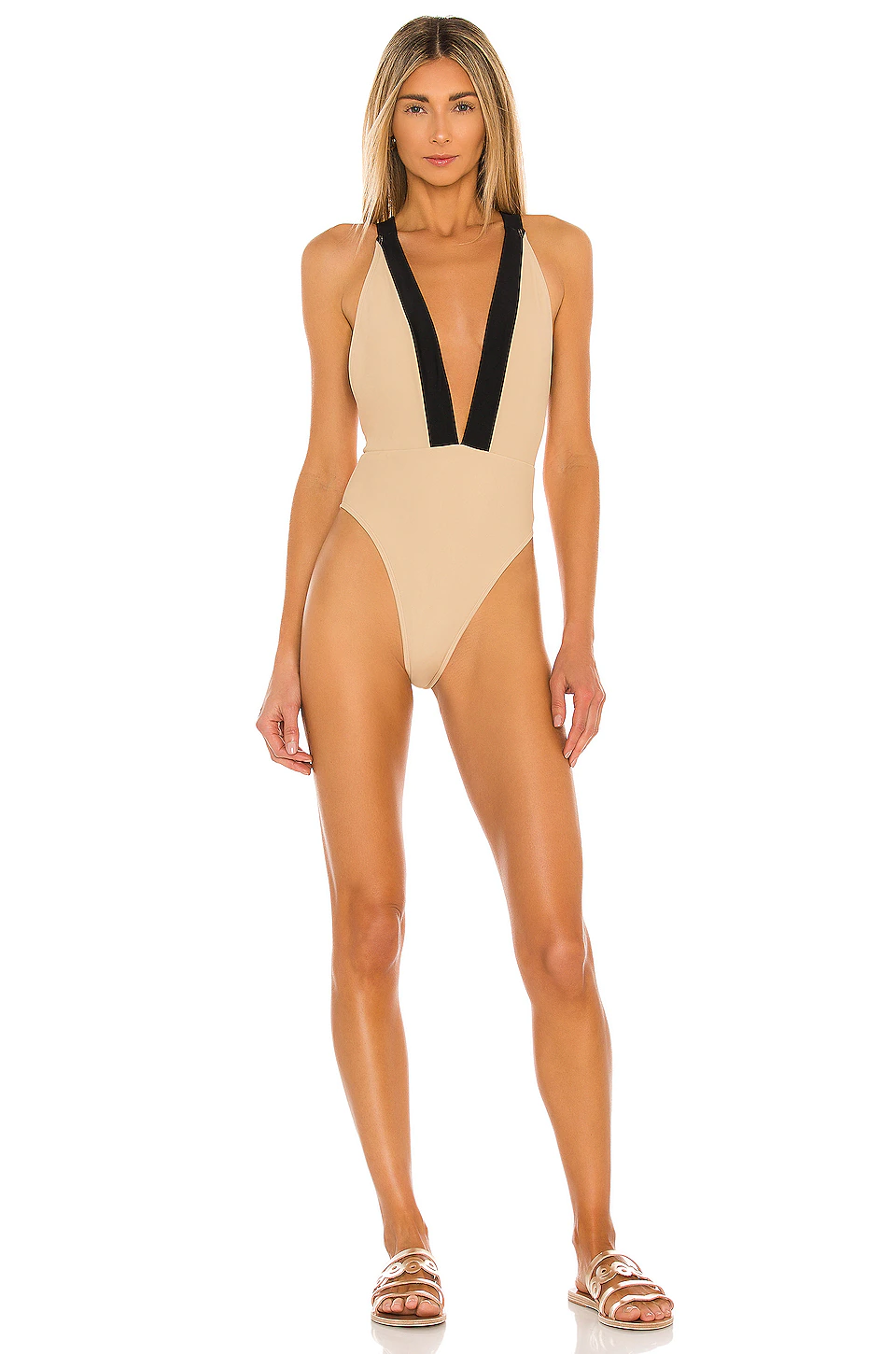 Michael Costello X REVOLVE Talliah One Piece In Nude & Black