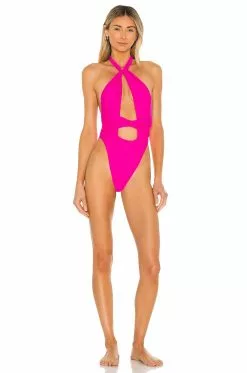 Michael Costello X REVOLVE Dasia One Piece In Pink Stabillo