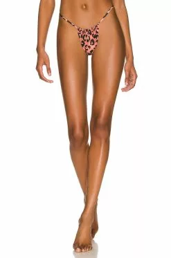 Michael Costello Sierra Bottom In Rusty Orange Cheetah